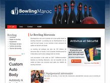 Tablet Screenshot of bowlingmaroc.com